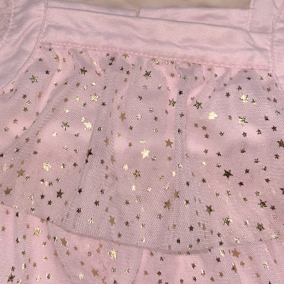 Rachel Zoe Girls 2T Pink Starry Layered Dress Party Sleeveless - Picture 4 of 6